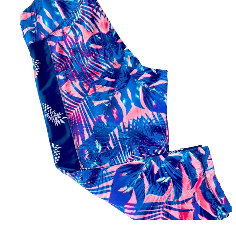 Reebok leggings with tropical detail